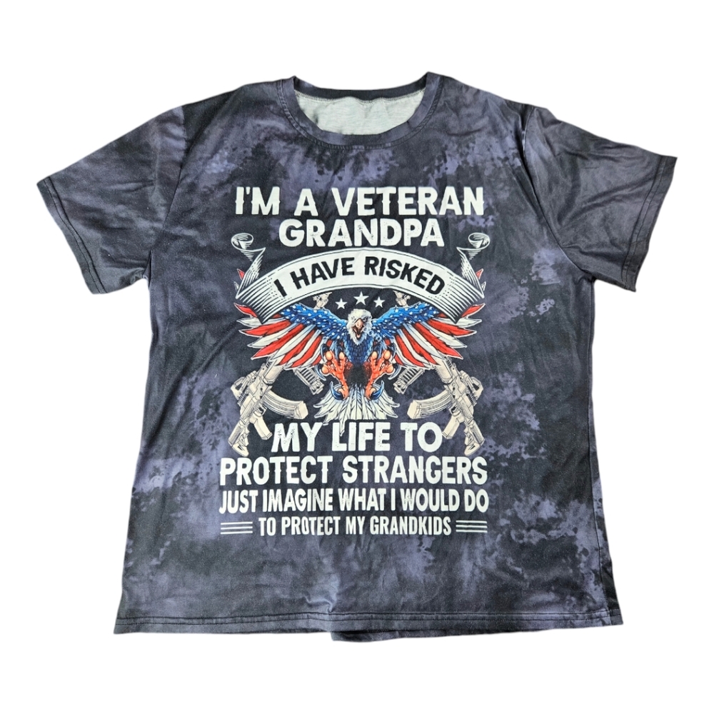 I Am A Veteran Grandpa To Protect Strangers Just imagine... size XL